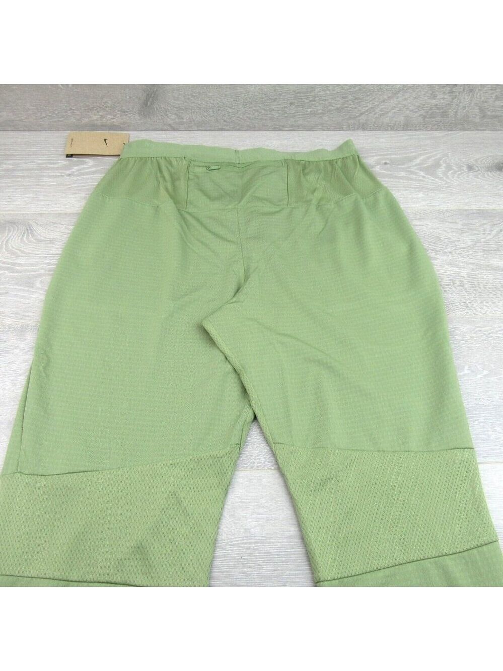 Nike Phenom Knit Running Gym Pants Men's Size Large Green NEW - Picture 5 of 13